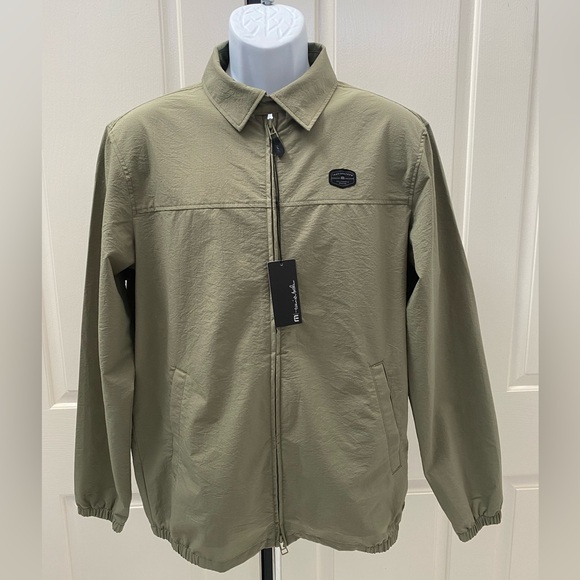 NEW wTag-TRAVIS MATHEW Olive Green Windbreaker XL - Picture 1 of 3